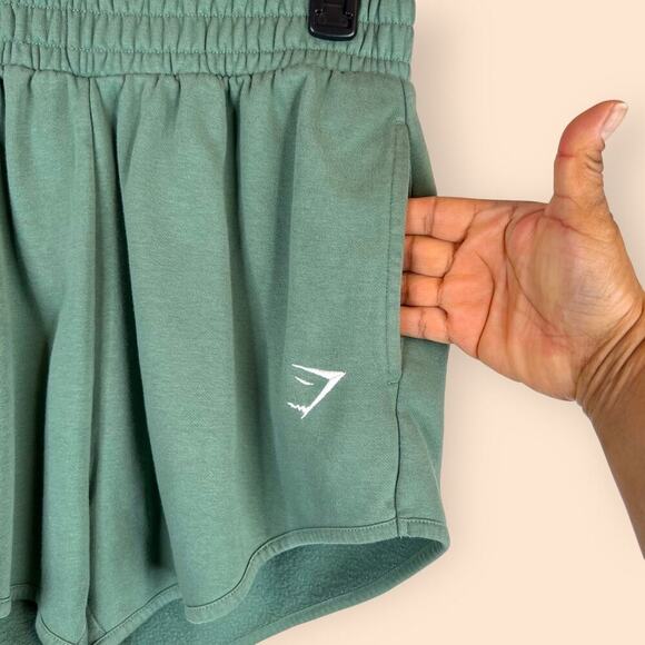 GYM SHARK Training Sweat Shorts in Green Women's Medium - Picture 7 of 14